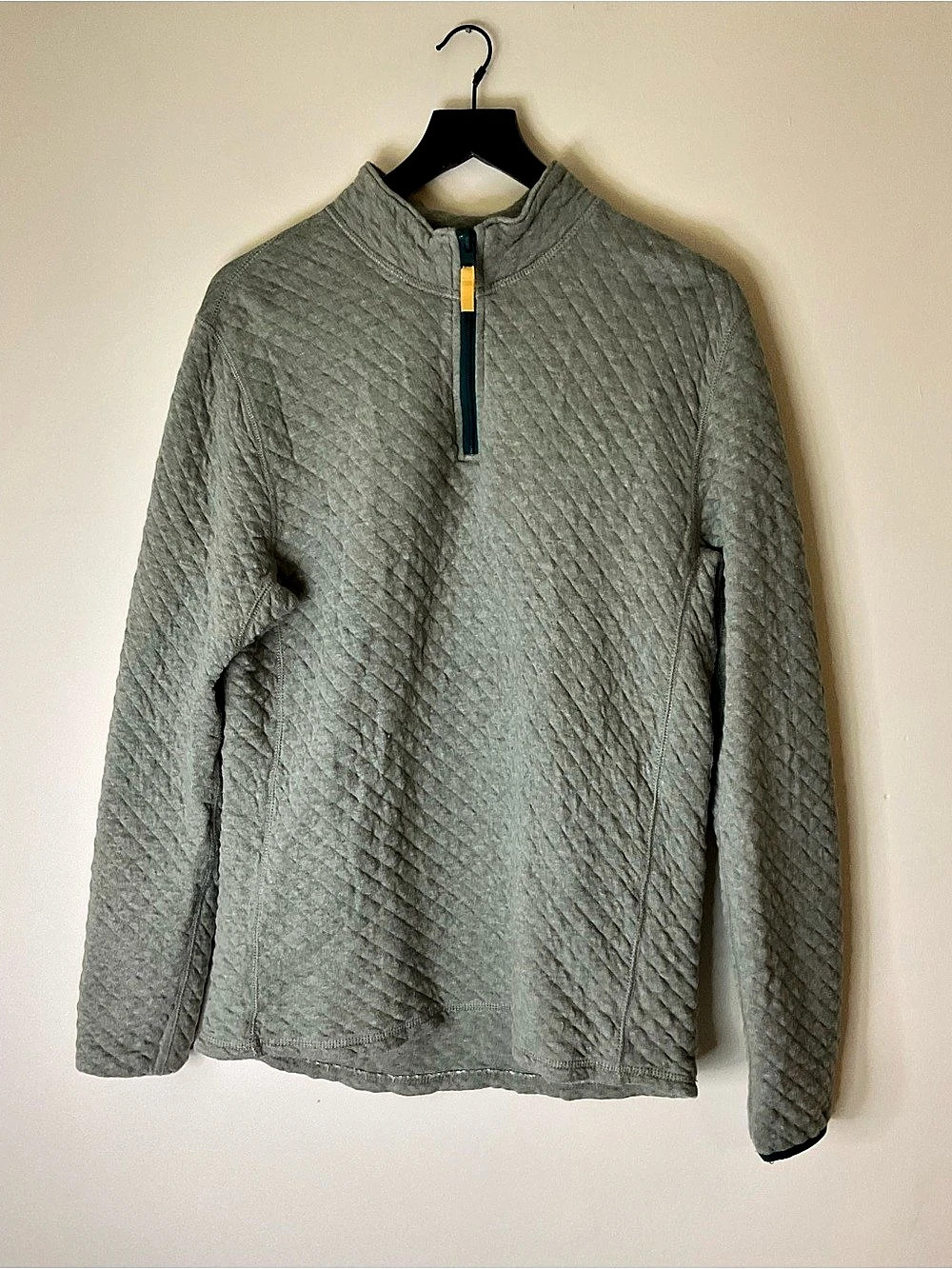 Crewcuts Quarter-Zip Quilted Pullover in Green xXL